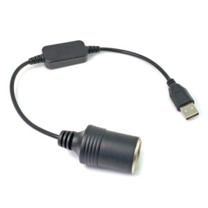 محول USB إلى مدخل ولاعة السيارة