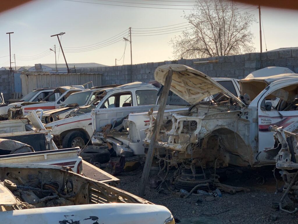 تشليح منار الهدى للسيارات في الوجه