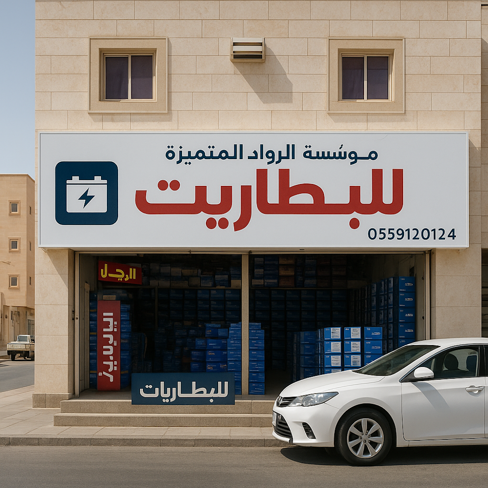 مؤسسة الرواد المتميزة للبطاريات في رابغ