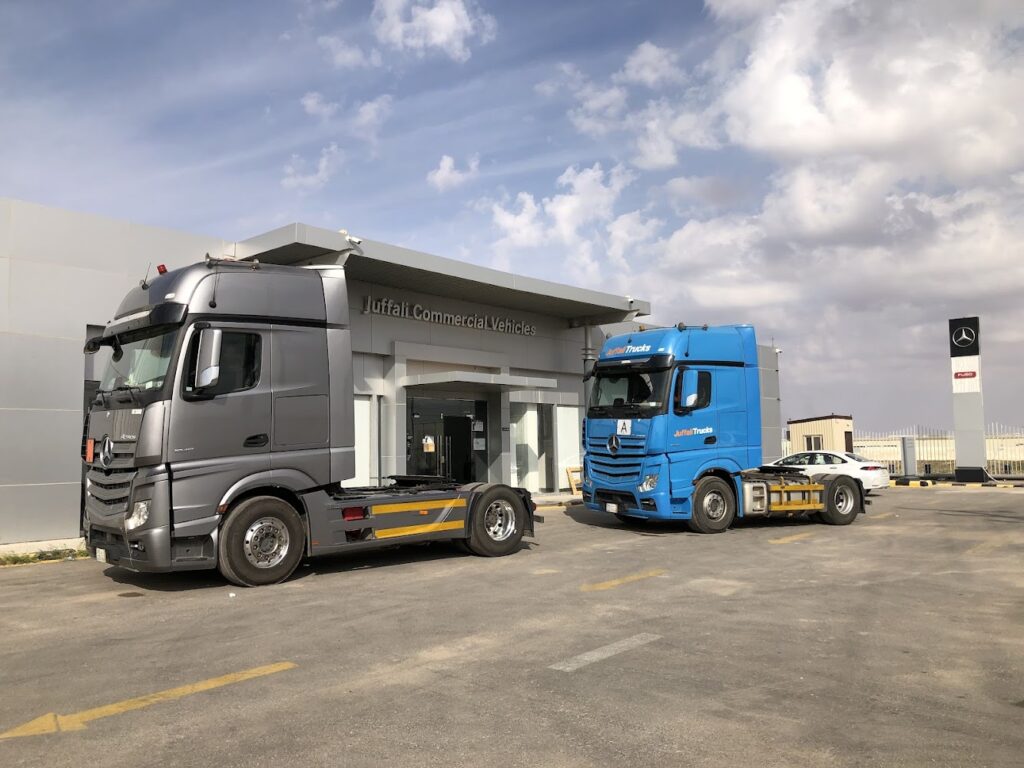 الجفالي للشاحنات التجارية مرسيدس و فوزو في البكيرية